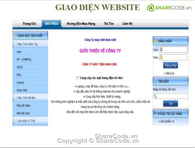 codeigniter bán máy tính,code bán máy tính bằng mô hình MVC,share full code bán máy tính